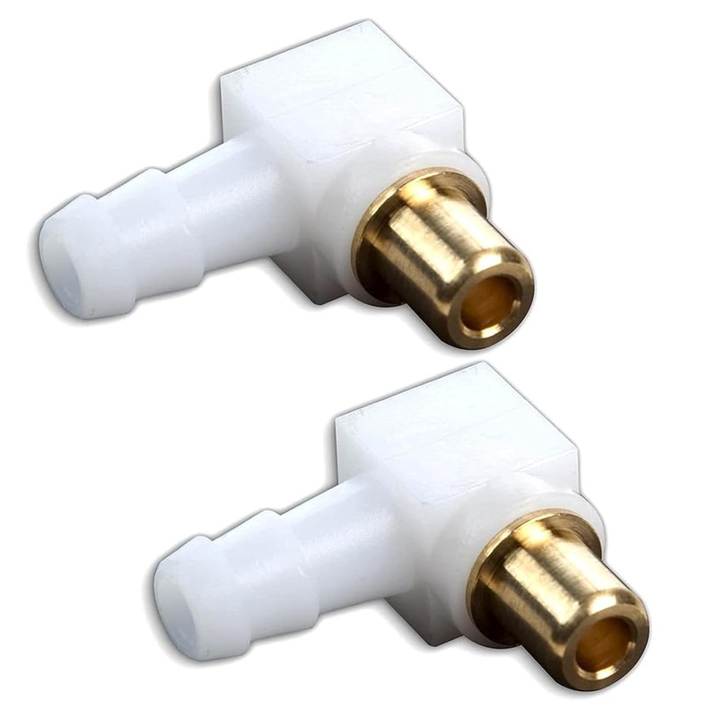 2 Pack 692317 Carb Fuel Fitting Elbow Hose Connector Replacement