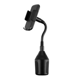 eBigValue Universal Car Cup Holder Phone Mount – Flexible Gooseneck Stand for Smartphones with One-Touch Release