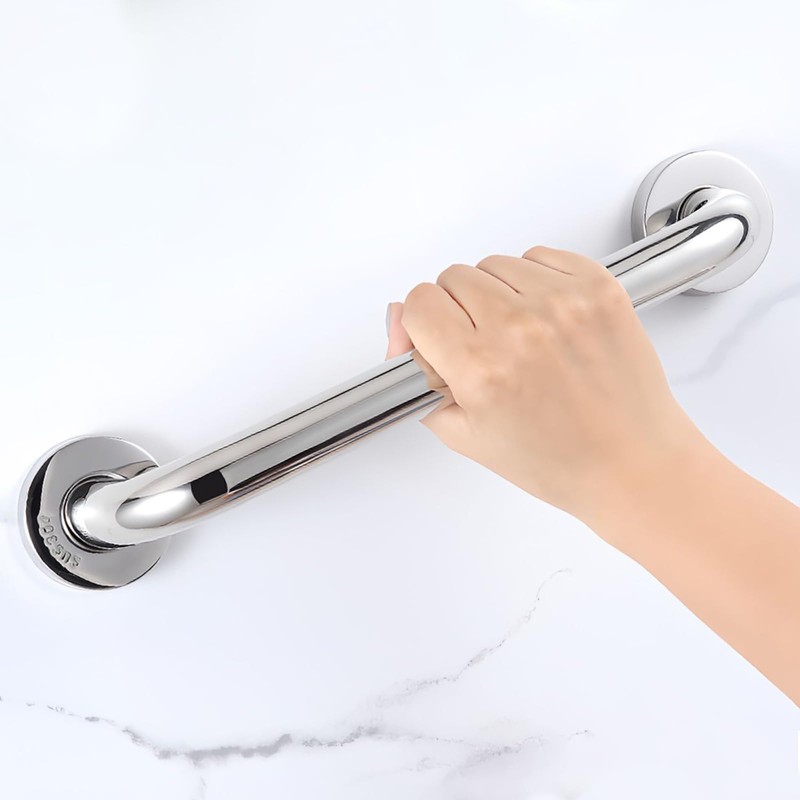 OFKPO 2 Pack Grab Bar Rail for Bathroom, 30cm Curved