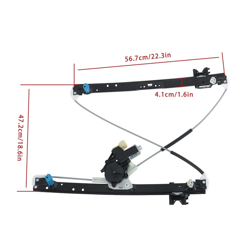 labwork Front Left Driver Side Power Window Regulator with Motor