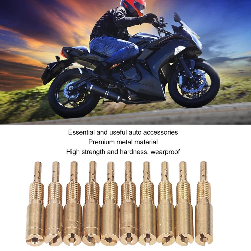 Pack of 10 Motorcycle Carb Pilot Slow Jet Carburettor Pilot