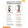 Strapinno Retractable Ratchet Straps - 1 in x 2.5 ft