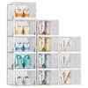 SIMPDIY Shoe Organizer, 12 Pack Shoe Storage Shoe Organizer for