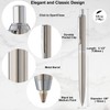 LINFANC 8 Pack Ballpoint Pens, Premium Retractable Metal Ballpoint Pen,