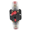 Circuit Breaker Audio Fuse Inline Holder Manual Reset 12V‑48V for