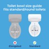 Drive Medical 2-in-1 Raised Toilet Seat with Removable Padded Arms