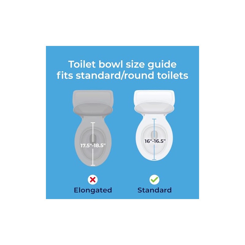 Drive Medical 2-in-1 Raised Toilet Seat with Removable Padded Arms