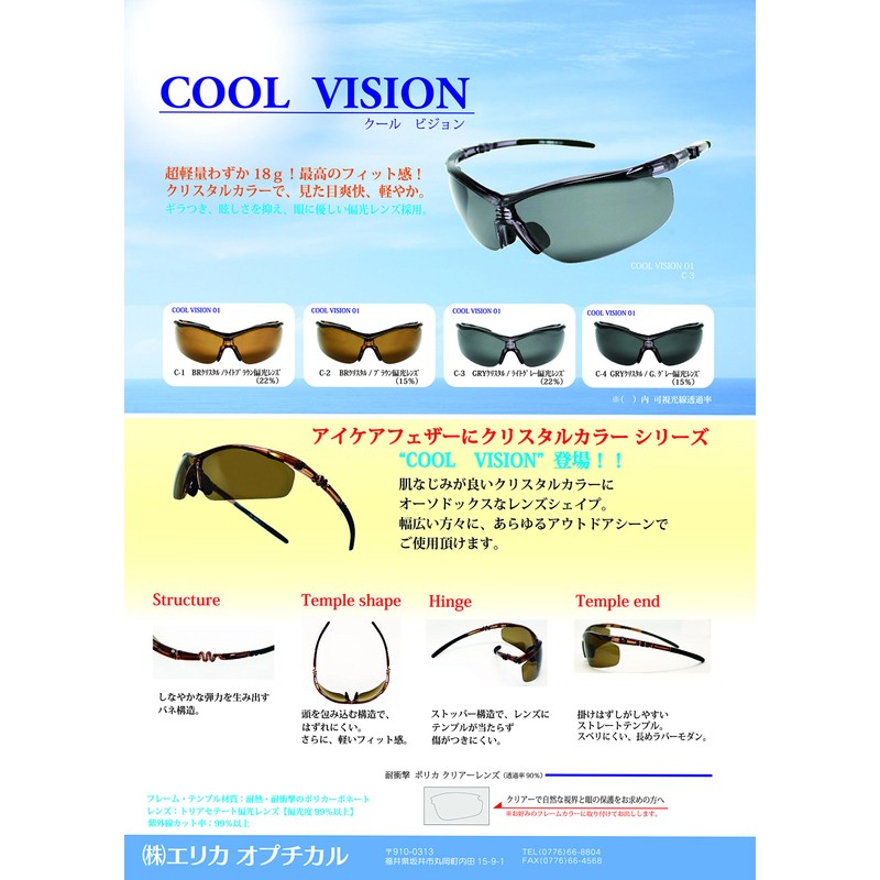 ericaoptical Erica, (Composite) Sports Sunglasses Cool Vision 01 °C –