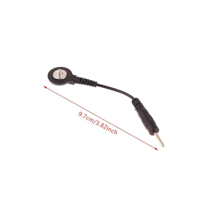 TENS Electrode Cable 3.5mm Snap to 2mm Pin (Pack of