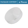 QUARKZMAN 40 mm Aluminium Disc x 4 Pieces Circular Discs