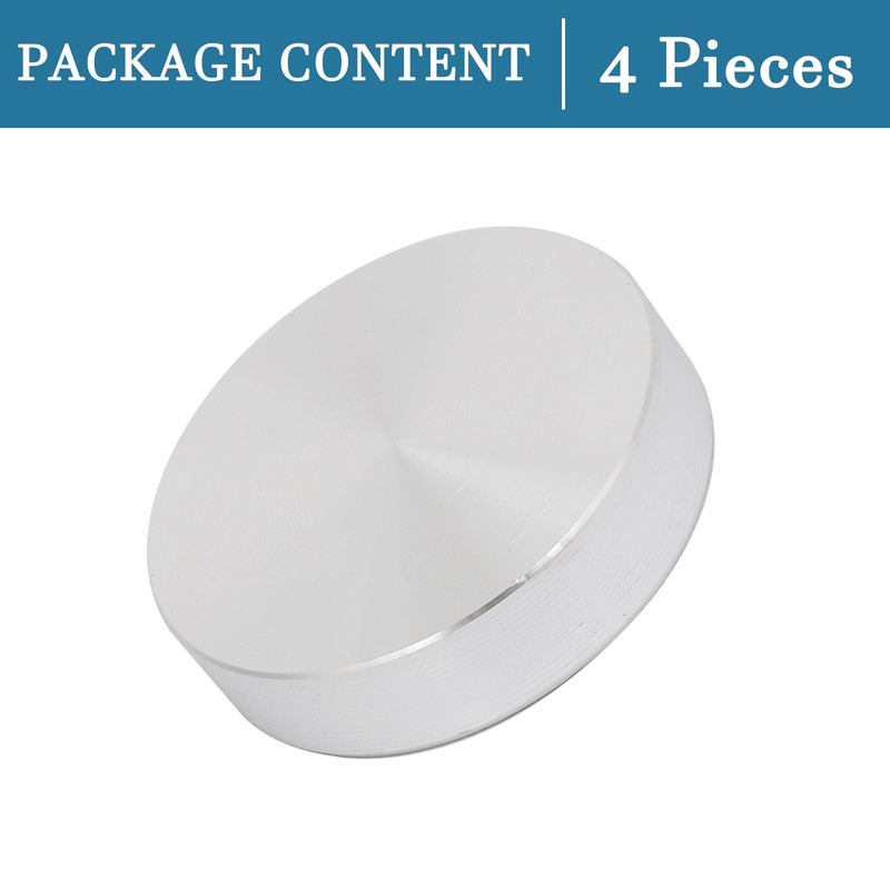 QUARKZMAN 40 mm Aluminium Disc x 4 Pieces Circular Discs