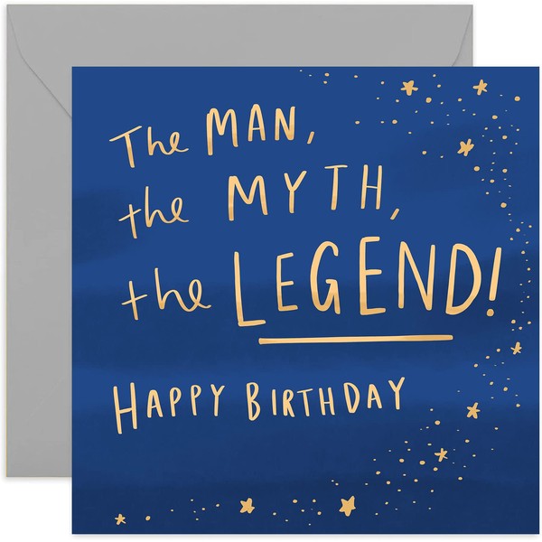 Old English Co. The Man Myth Legend Card - Funny