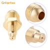 gohantee Propane Orifice Connector Brass Tube Fitting 3/8" Flare x