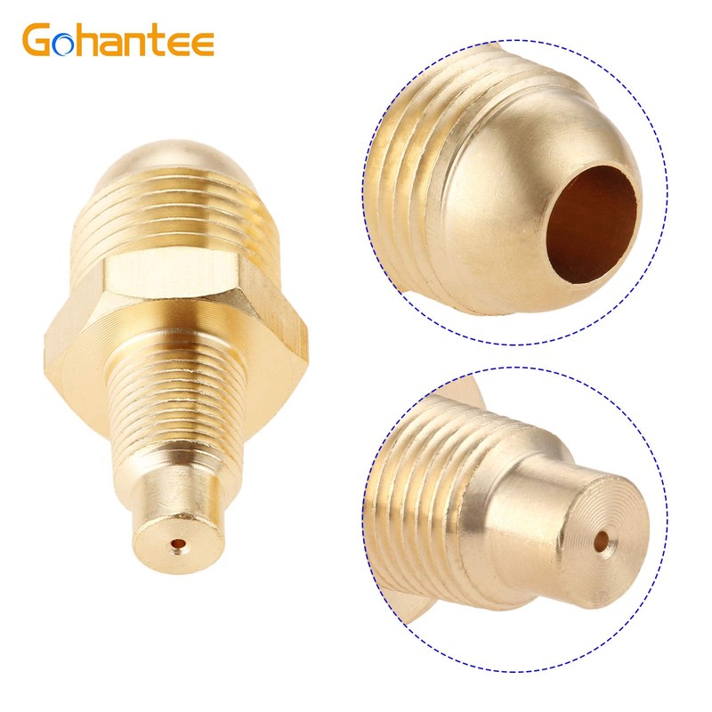 gohantee Propane Orifice Connector Brass Tube Fitting 3/8" Flare x
