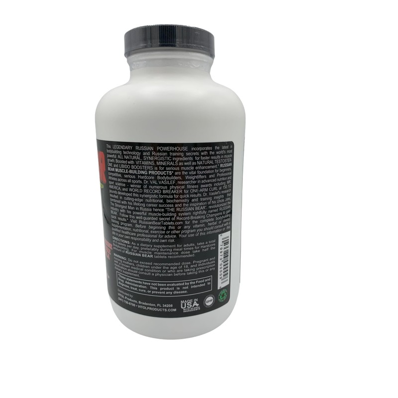 Vitol Russian Bear Tablets 200 Count