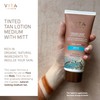 VITA LIBERATA Tinted Tan Lotion Medium 200ml & Mitt Bundle,