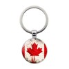 6Packs Canada Maple Leaf Keychain Souvenir - Canadian Key Chains