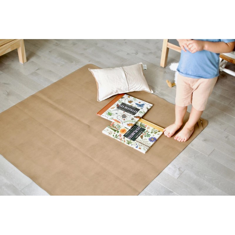 Uniklook Vegan leather Cloth Double Sided Playmat Waterproof blanket 39"x39"