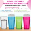 Reflo Smart Cup Bundle (Green 2-Pack) Baby-Led Weaning Montessori Cup