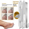 Ingrown Toenail Removal Kit, Precision Series 6-Piece Stainless Steel Ingrown