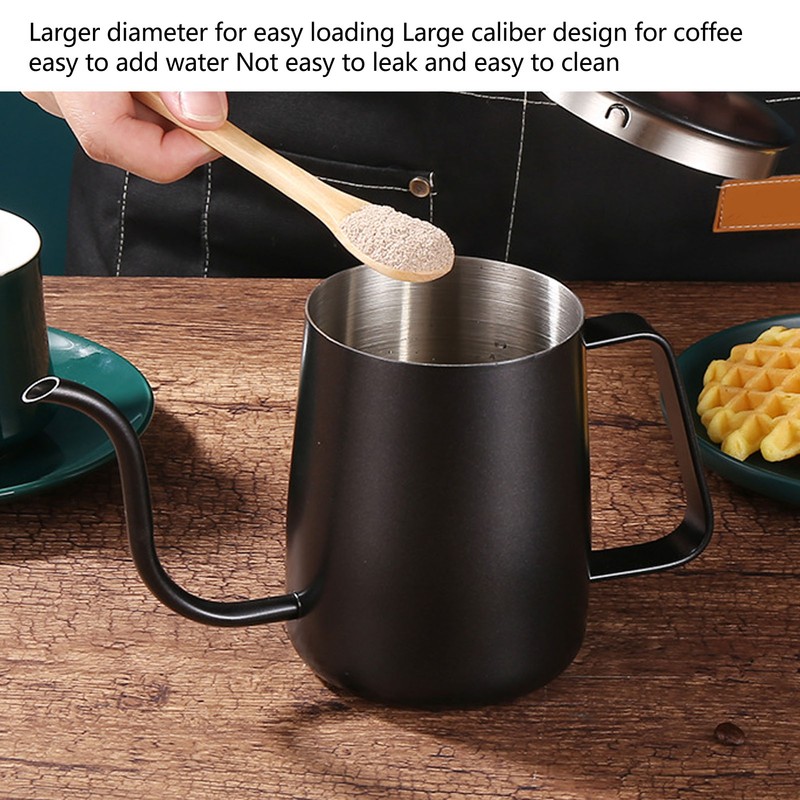 Small Pour Over Coffee Kettle Stainless Steel Precisely Control Coffee