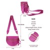 FEIBOON Spacious Nylon Crossbody Bag Bum Bag Handbags Wallets Purses