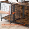 MAHANCRIS Dog Crate Furniture for 2 Dogs, 43.3" Dog Kennel