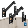 KOTARBAU® Set of 2 Shutter Throws, Window Shutters, Double Gate