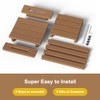 HIPS Shower Benches for Inside Shower, Shower Stool with Space-Efficient