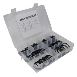 Hydraulic O-Ring ORS/ORFS for Flat Face O-Ring Seal Hydraulic Fittings Hydraulic O-Ring Seal Kit 8 Common Sizes Buna-N 90 210 Piece Kit