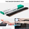 Keyboard Wrist Rest with Memory Foam Anti-Slip Rubber Base Ergonomic