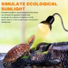 WDKXCN Heat Lamp Turtles, Reptile Terrarium Lamp with 4 UVA