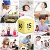 DQDEDIAN Cube Timer, Kitchen Timer with Gravity Flip Countdown Settings