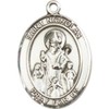 Bonyak Jewelry Sterling Silver St. Nicholas Pendant 1 x 3/4