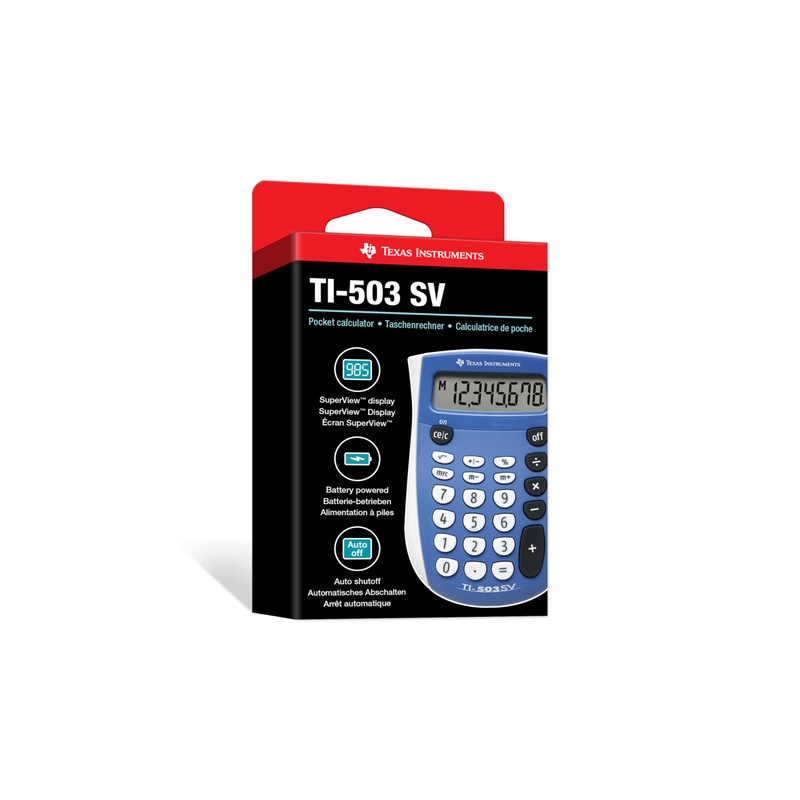 Texas Instruments TI-503 SV Standard Function Calculator
