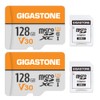 GIGASTONE 128GB 2-Pack Micro SD Card, 4K Video Pro, Compatible