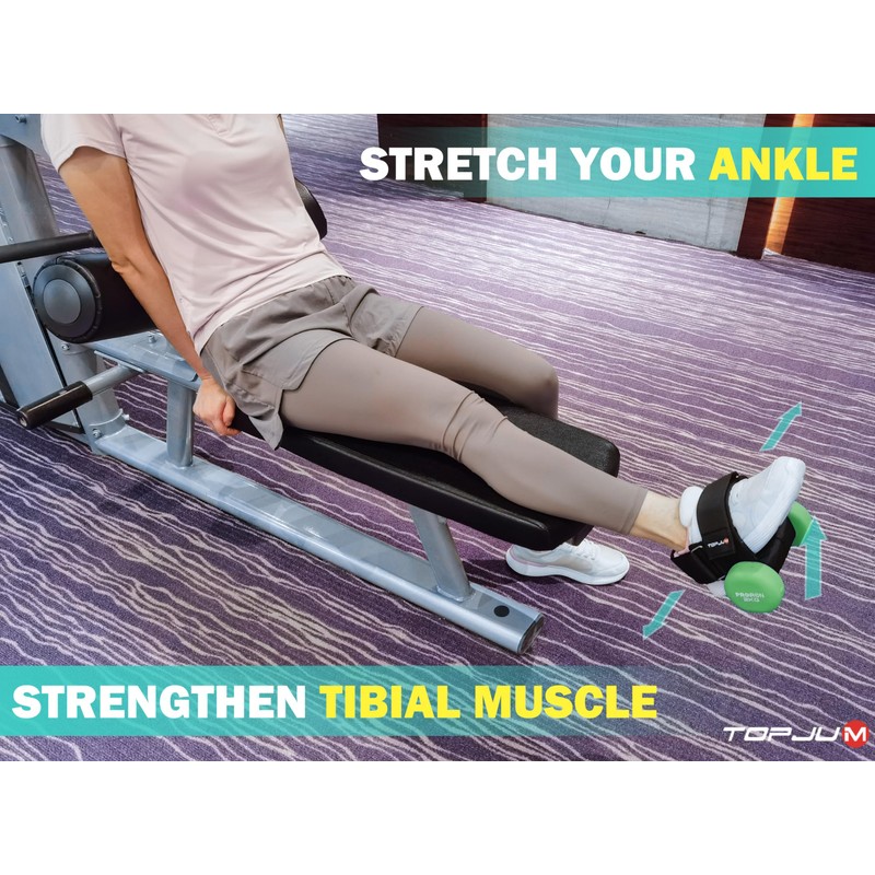 Dumbbell Foot Attachment, Tibialis Trainer, Adjustable Ankle Weights, Ankle Straps
