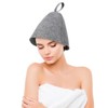 Mobestech Ukrainian Wool Sauna Hat - 2pcs Russian Banya Vaporarium