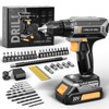 Cordless Drill, 20V MAX Power Drill Set with 2.0Ah Power