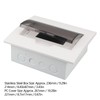 10 Way Indoor Distribution Box Concealed PC Stainless Steel Circuit
