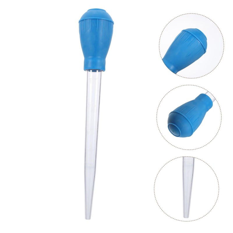 Kisangel Aquarium Water Changer Handheld Siphon Tube 30ml Mini Siphon