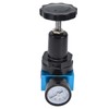 Air Pressure Regulator Miniature Pneumatic Reducing Valve Regulating Control GaugeQTYH‑08