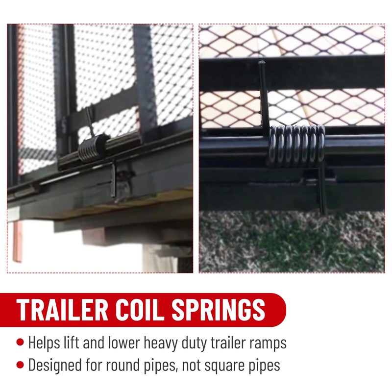 TRUCFUSION Trailer Ramp Spring & Gate Holder Kit RS16933LH RS16933RH