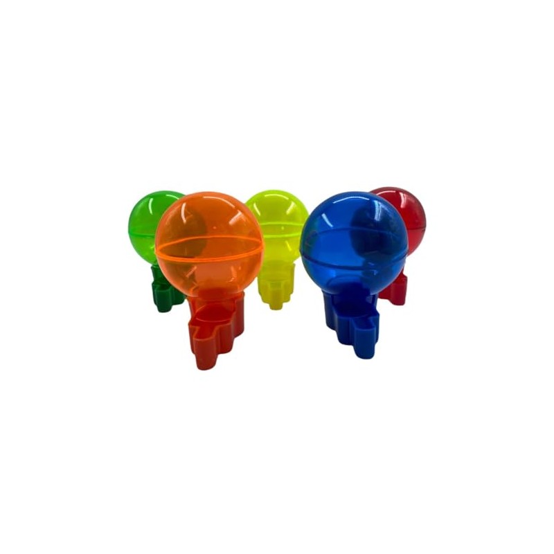 Griper. Paquete de 5 Bebederos/comederos Externos para Canarios Modelo Esfera