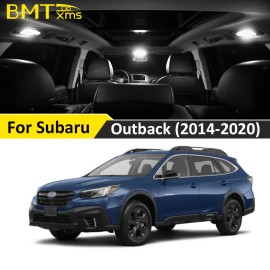 BMTxms 14x White Car Interior LED Light Bulb Kit for 2010-2020 Subaru Outback +TOOL