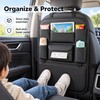 Car Seat Back Organizer for Rear Seat Storage – Black