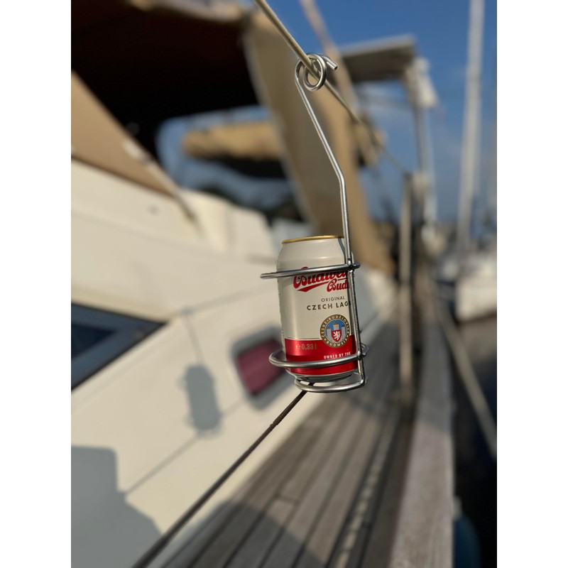 Railing Drink Holder Stainless Steel 75 mm