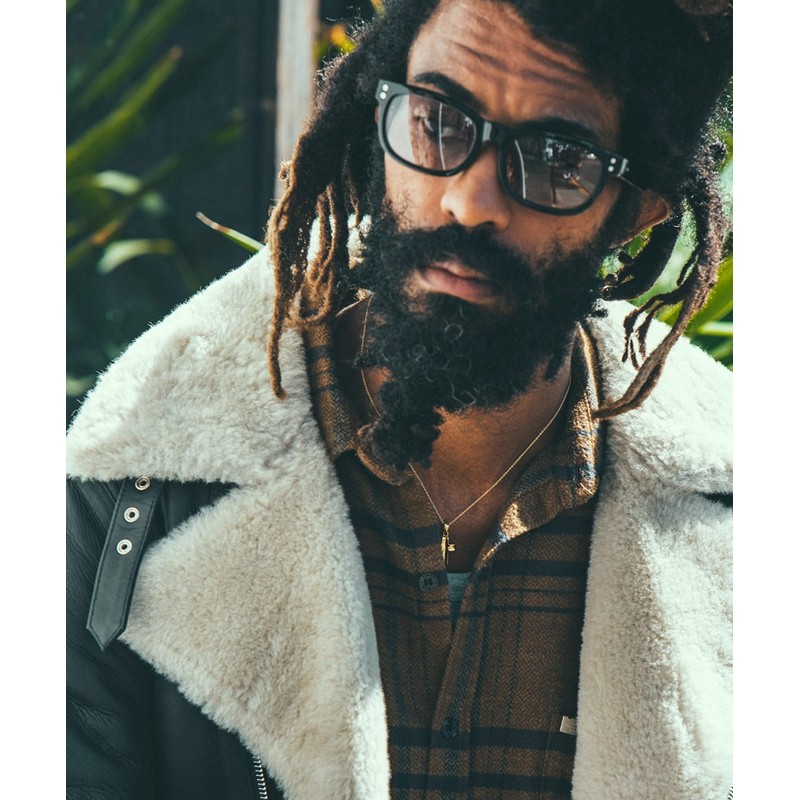 Climy CRA1-EW01-RB01 ROB Biker Shade Sunglasses, Black