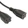 Extension Y Splitter Power Cord 3 Pin 1 to 2
