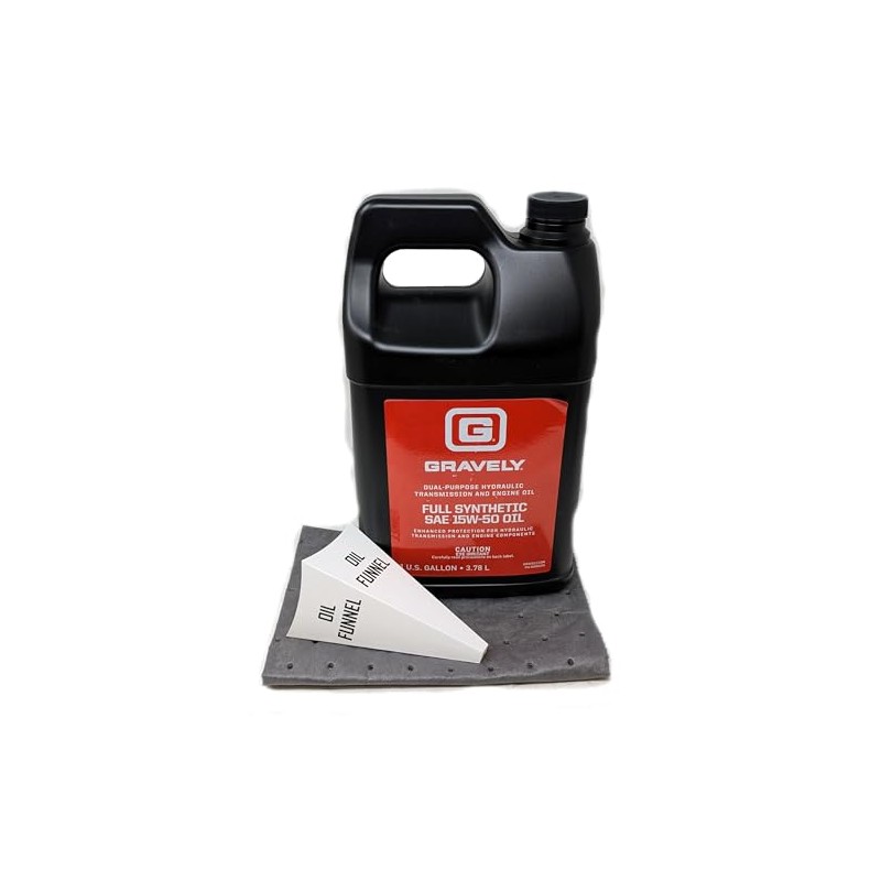 Ariens Gravely Gallon 15W-50 Full Synthetic Hydraulic Fluid and Funnel